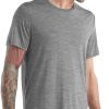 Clothing Icebreaker T Shirts & Base Layers | Icebreaker Mens Sphere Ii Short Sleeved Tee - Metro Heather Grey