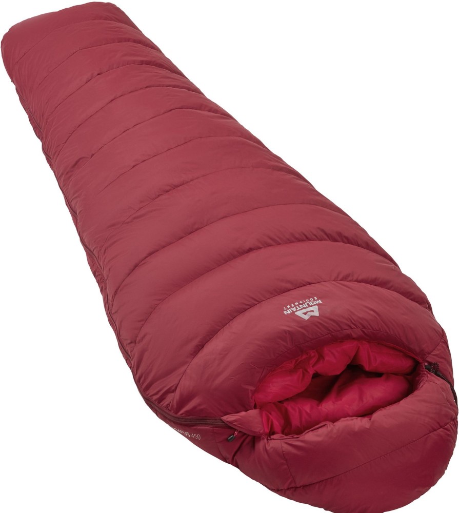 Camping Mountain Equipment Backpacking & Lightweight Sleeping Bags | Mountain Equipment Womens Olympus 450 Sleeping Bag - Rhubarb Red