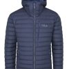 Clothing Rab Insulated Jackets | Rab Mens Infinity Microlight Jacket - Deep Ink Blue