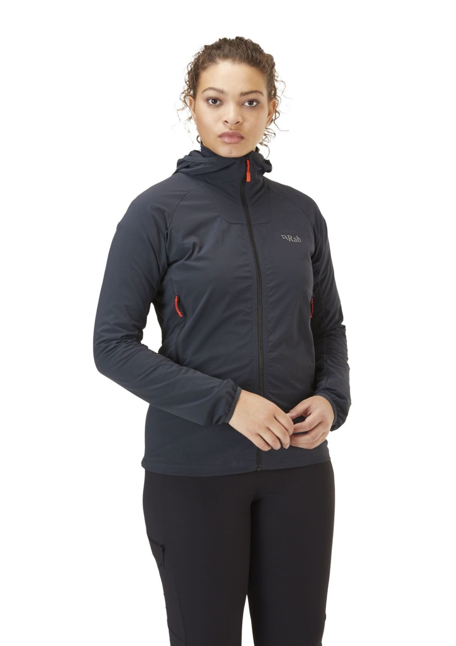 Clothing Rab Softshell Jackets | Rab Womens Borealis Jacket - Beluga Grey