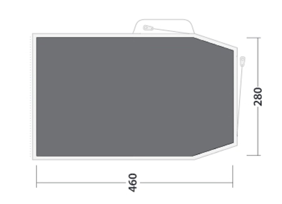 Camping Outwell Footprints & Floors | Outwell Springwood 5Sg Footprint Grey