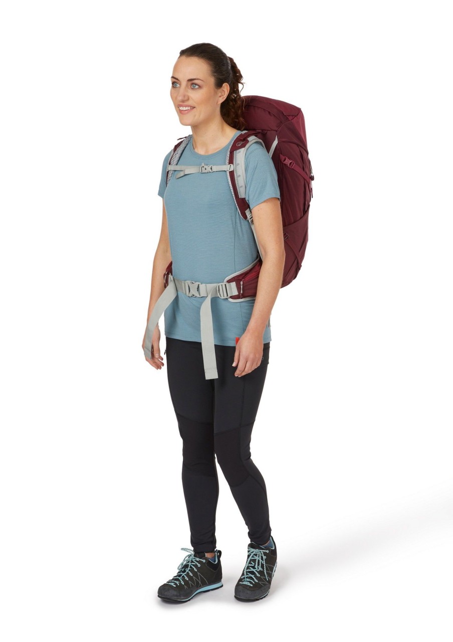 Rucksacks Lowe Alpine Day Packs | Lowe Alpine Womens Airzone Trail Nd28 Rucksack - Deep Heather-Raspberry Purple