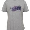 Clothing Rab T Shirts & Base Layers | Rab Womens Tuku Bloc Tee Marl Grey