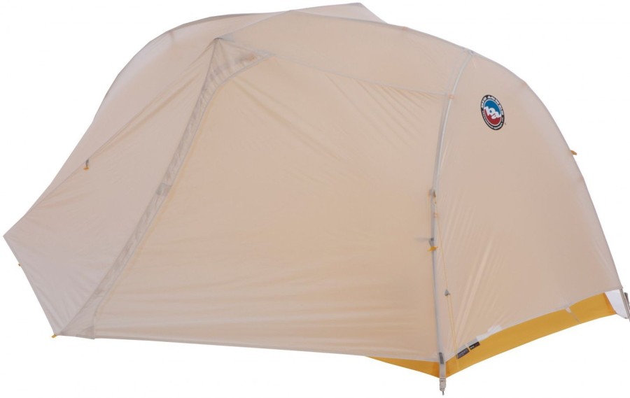 Camping Big Agnes Backpacking & Lightweight Tents | Big Agnes Tiger Wall Ul1 Solution Dye Tent Yellow