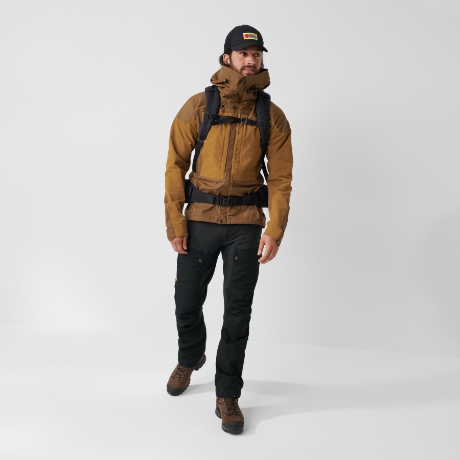 Clothing Fjallraven Trousers & Leg Wear | Fjallraven Mens Keb Trousers - Regular Leg Black