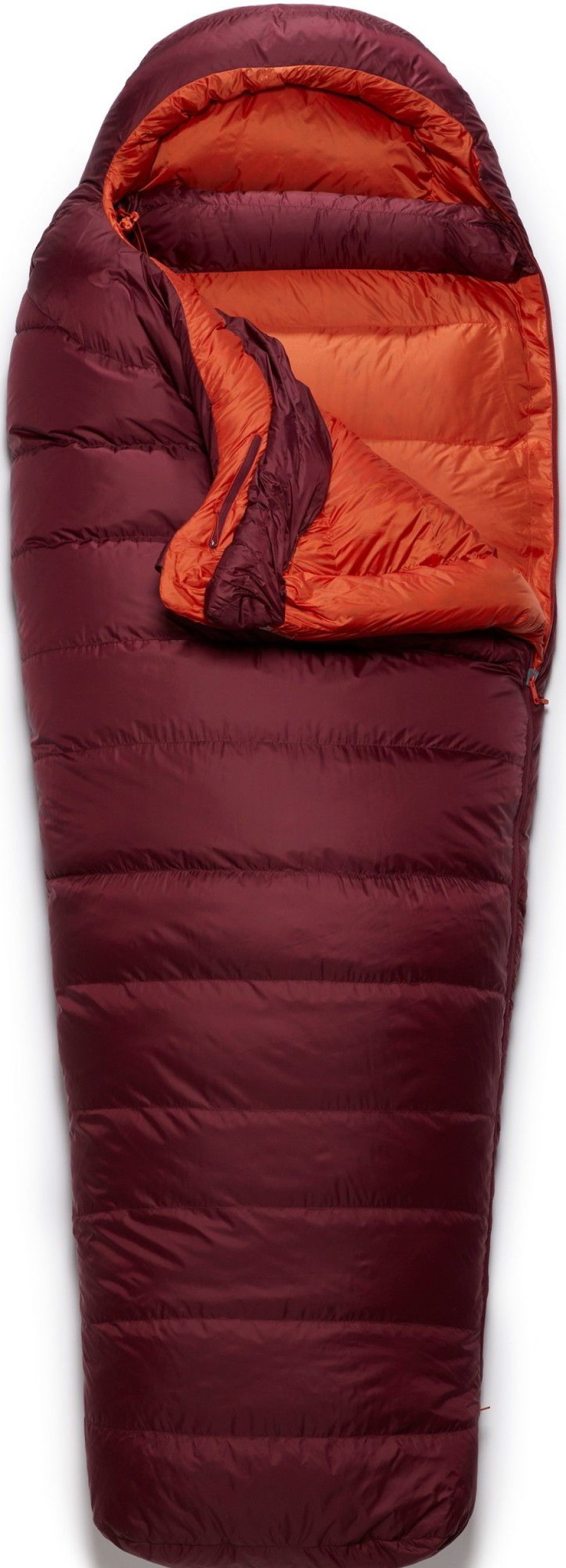 Camping Rab Backpacking & Lightweight Sleeping Bags | Rab Womens Ascent 900 Sleeping Bag - Deep Heather Red