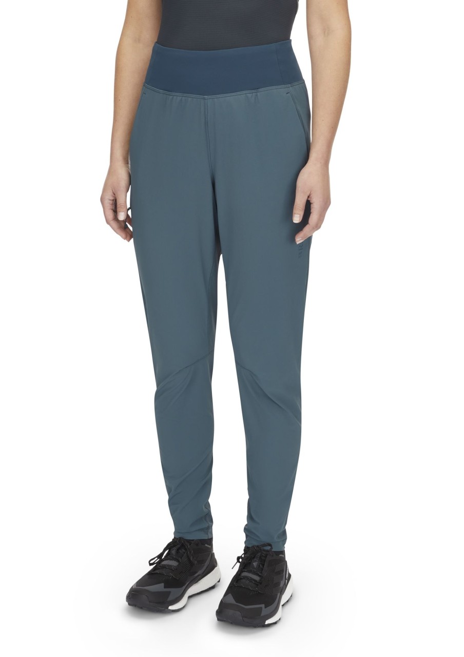 Clothing Rab Trousers & Leggings | Rab Womens Momentum Pants - Orion Blue