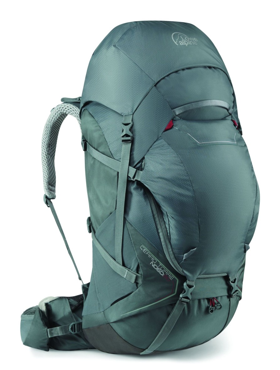 Rucksacks Lowe Alpine Backpacking Packs | Lowe Alpine Womens Cerro Torre Nd60:80 Rucksack - Slate Grey