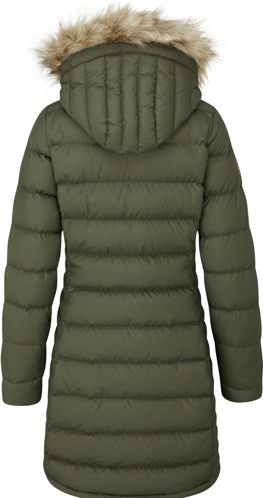 Clothing Rab Insulated Jackets | Rab Womens Deep Cover Parka - Army Green