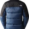 Clothing The North Face Insulated Jackets | The North Face Mens Diablo Down Jacket - Shady Tnf Black Blue