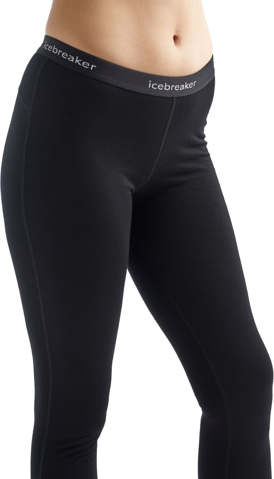 Clothing Icebreaker Trousers & Leggings | Icebreaker Womens 200 Oasis Leggings Black