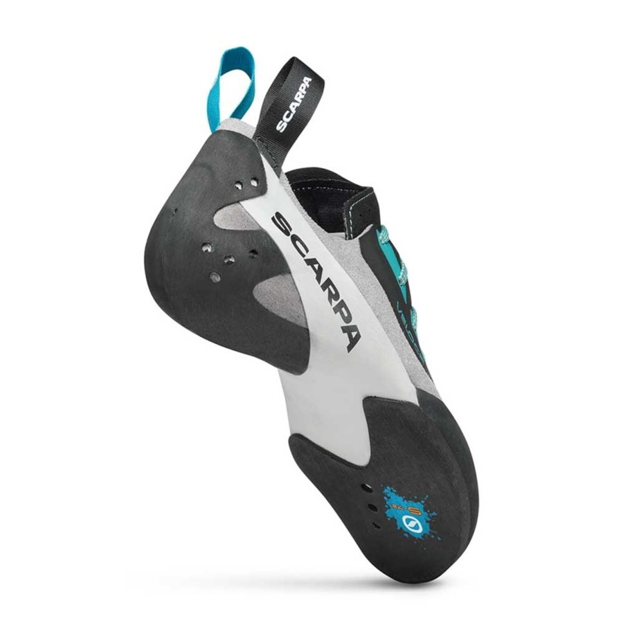 Equipment Scarpa Climbing Shoes | Scarpa Womens Veloce Lace Climbing Shoes - Light Maldive Grey