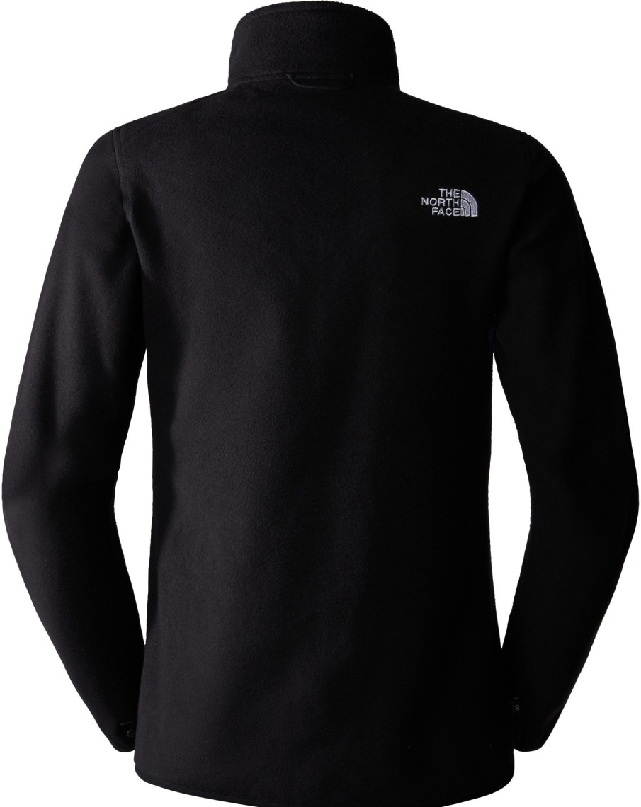 Clothing The North Face Fleece & Mid Layer | The North Face Womens 100 Glacier Full Zip - Tnf Black