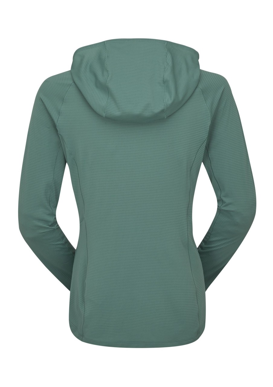 Clothing Rab Fleece & Mid Layer | Rab Womens Sonic Hoody - Eucalyptus Green