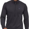 Clothing Patagonia Fleece & Mid Layer | Patagonia Mens R1 Daily Zip Neck - Ink X-Dye Black