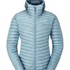 Clothing Rab Insulated Jackets | Rab Womens Cirrus Flex 2.0 Hoody - Citadel Blue