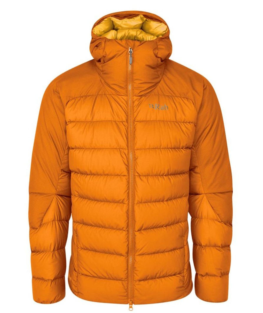 Clothing Rab Insulated Jackets | Rab Mens Infinity Alpine Jacket - Marmalade Orange