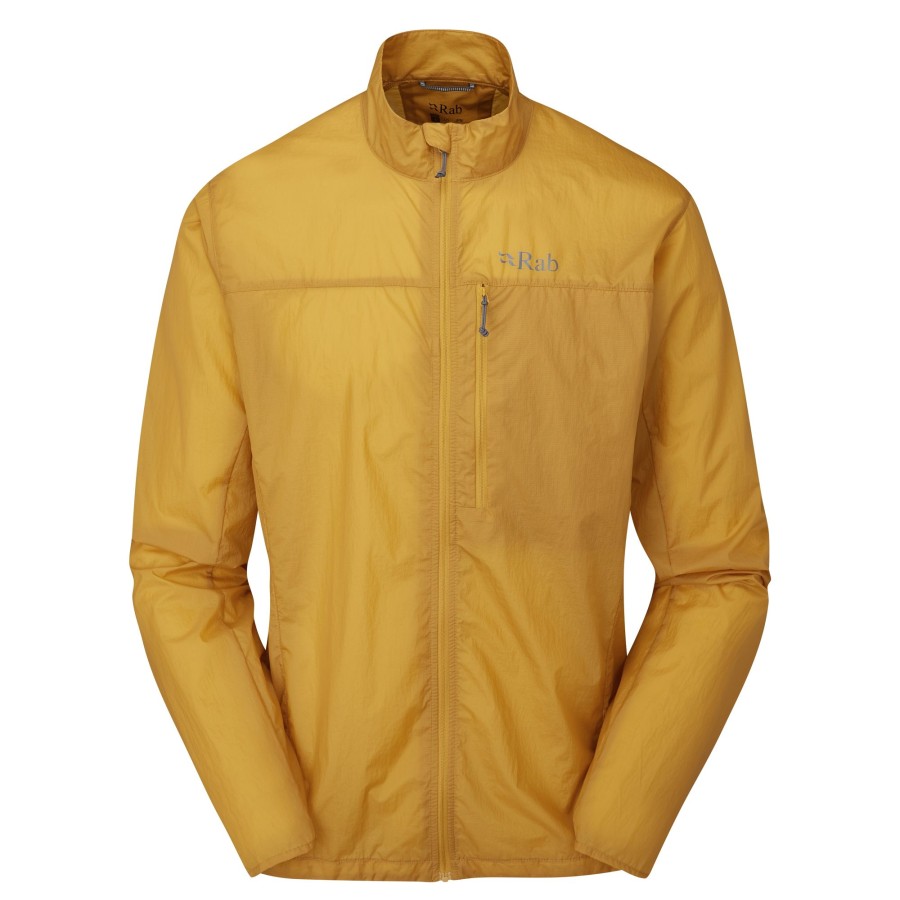 Clothing Rab Windshirts | Rab Mens Vital Jacket - Sahara Yellow