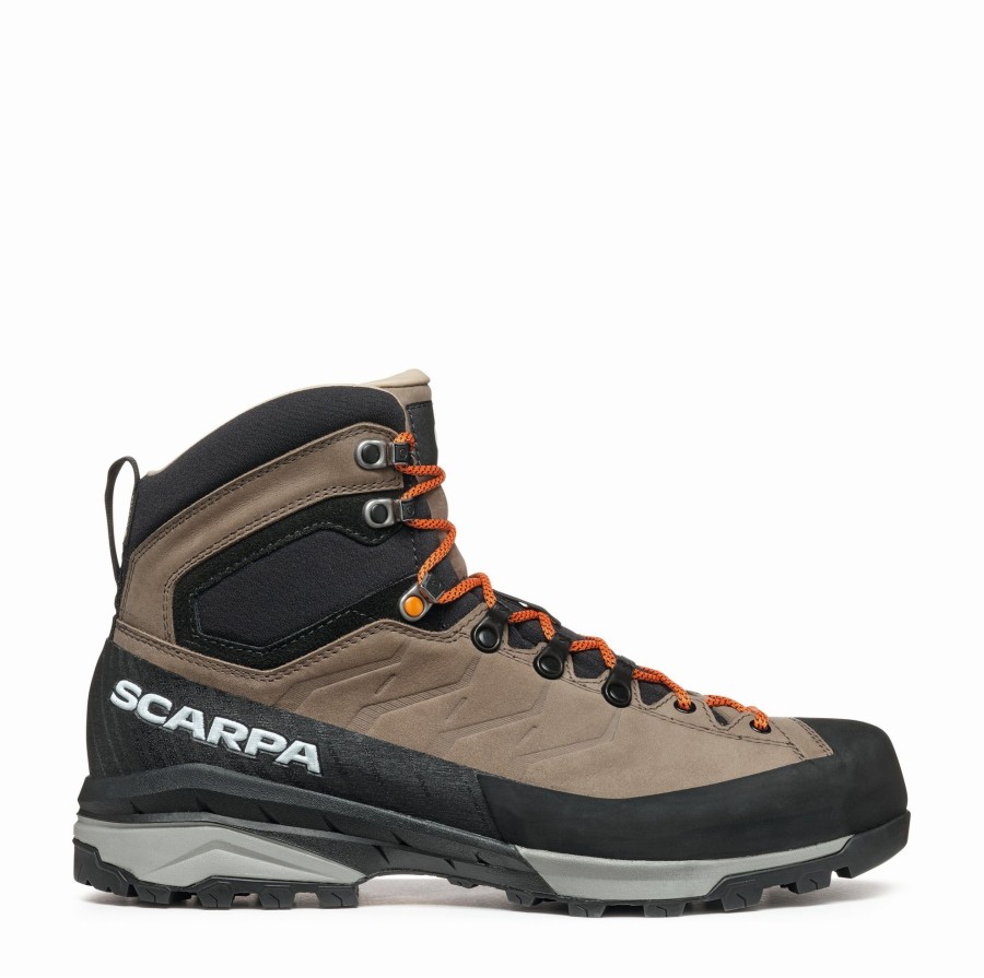 Footwear Scarpa Walking Boots | Scarpa Mens Mescalito Trk Pro Gtx Boots - Charcoal Grey-Mango Brown