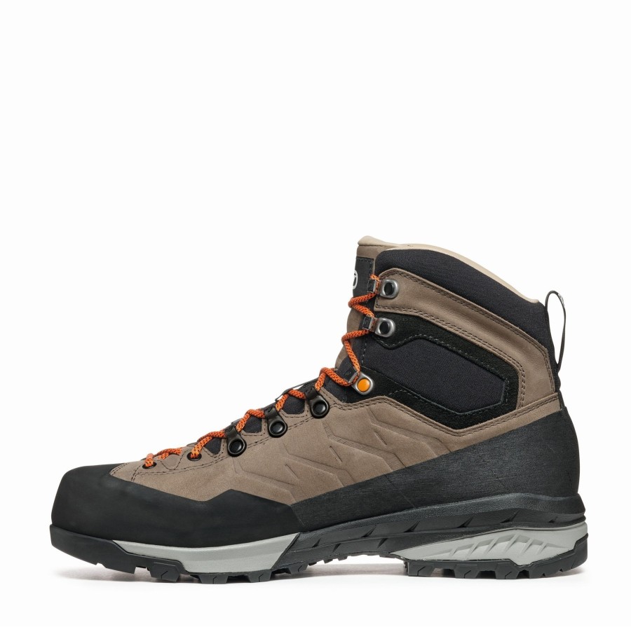 Footwear Scarpa Walking Boots | Scarpa Mens Mescalito Trk Pro Gtx Boots - Charcoal Grey-Mango Brown