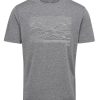 Clothing Rab T Shirts & Base Layers | Rab Mens Mantle Outline Tee - Beluga Grey