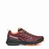 Footwear Scarpa Walking Shoes | Scarpa Womens Rush Gtx 2 Shoes - Burgandy-Dusty Orange Purple