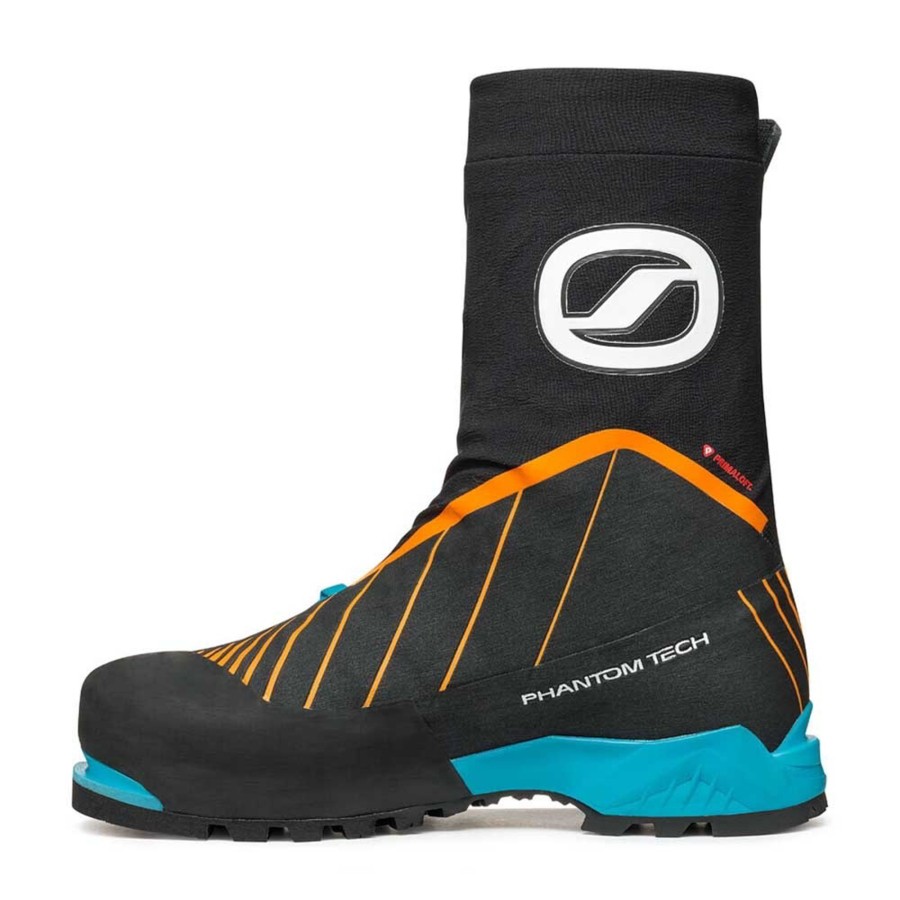 Footwear Scarpa Mountain Boots | Scarpa Mens Phantom Tech Hd Boots - Black-Bright Orange