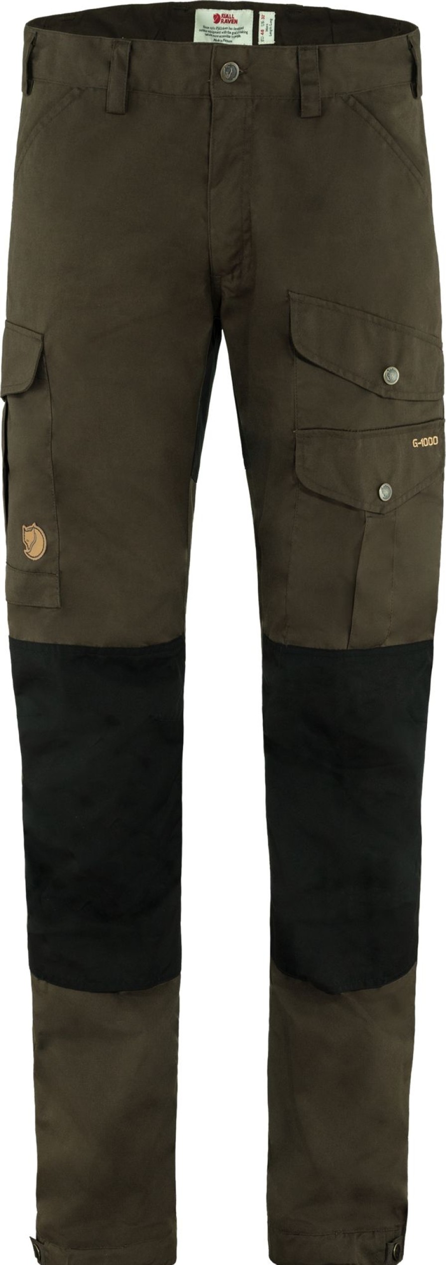 Clothing Fjallraven Trousers & Leg Wear | Fjallraven Mens Vidda Pro Trousers - Regular Leg - Dark Olive-Black Green