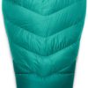 Camping Rab Backpacking & Lightweight Sleeping Bags | Rab Womens Alpine 600 Sleeping Bag - Peacock Green Blue