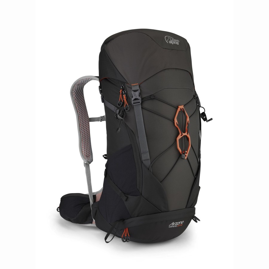 Rucksacks Lowe Alpine Backpacking Packs | Lowe Alpine Airzone Trail Camino 37:42 Rucksack /Anthracite Black