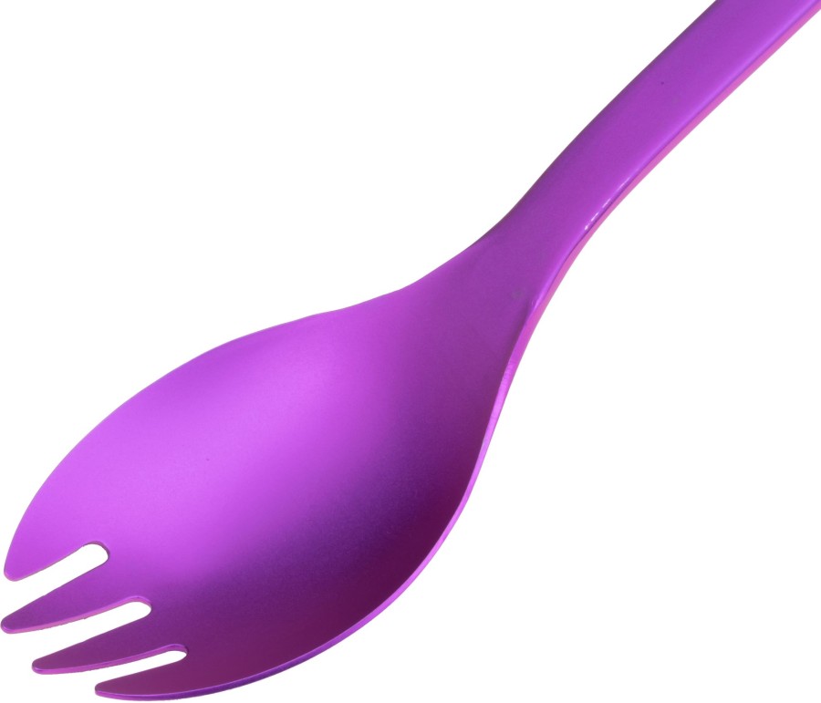 Camping Snowpeak Plates, Bowls, Cups & Utensils | Snow Peak Titanium Spork Purple