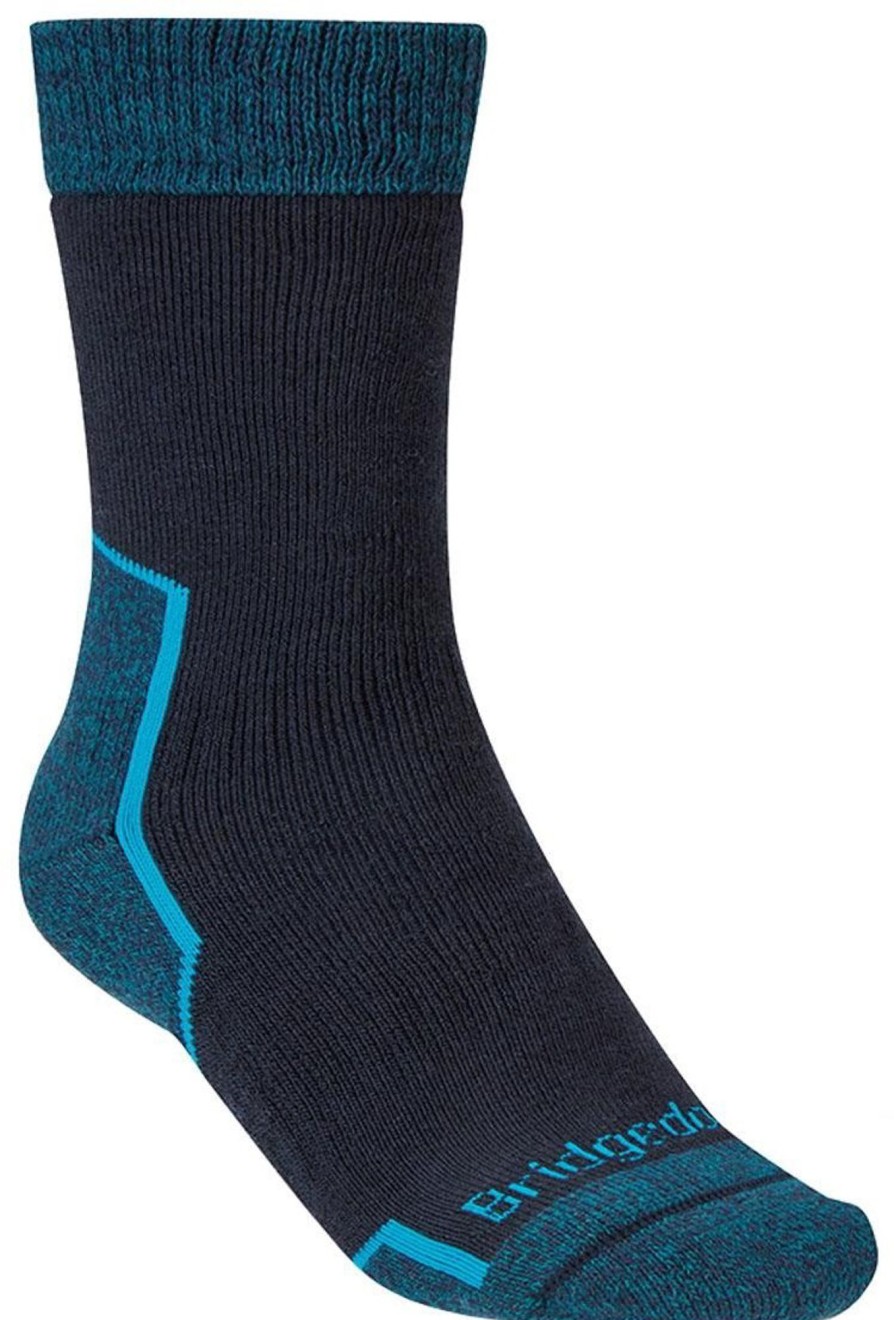 Clothing Bridgedale Socks | Bridgedale Mens Explorer Heavyweight Merino Comfort Boot Socks - Navy Blue