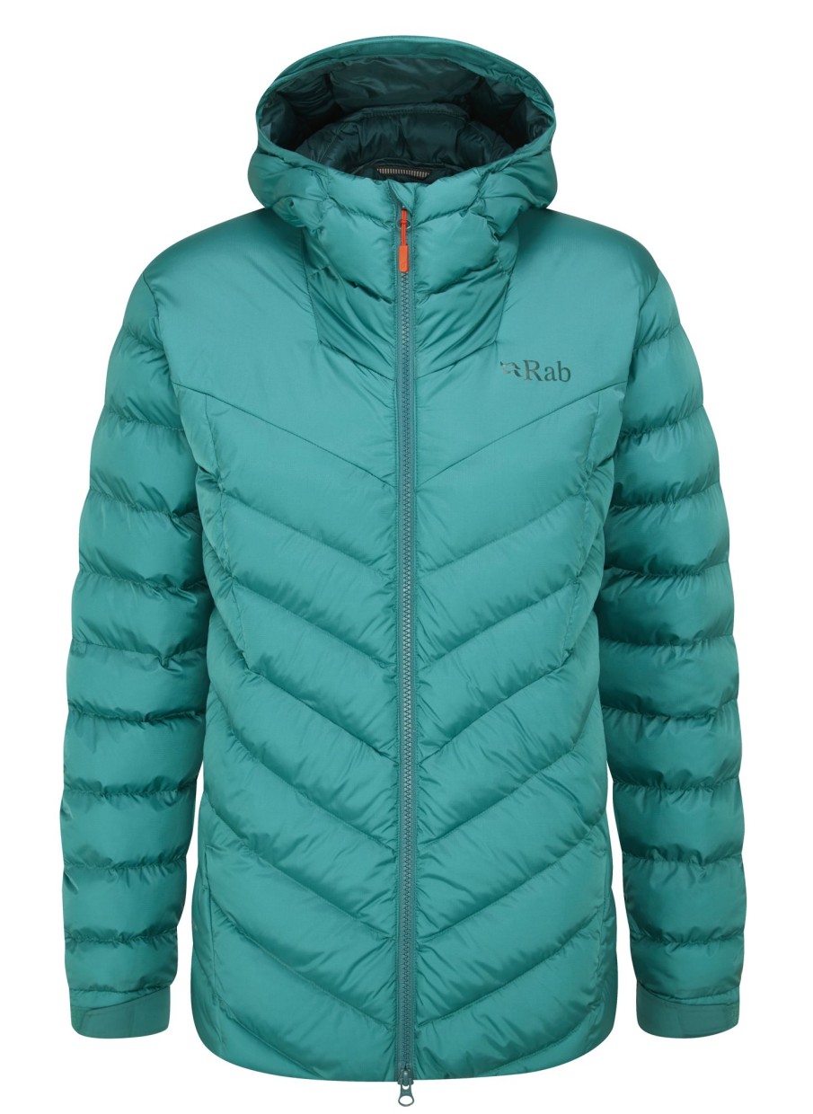 Clothing Rab Insulated Jackets | Rab Womens Nebula Pro Jacket - Storm Green