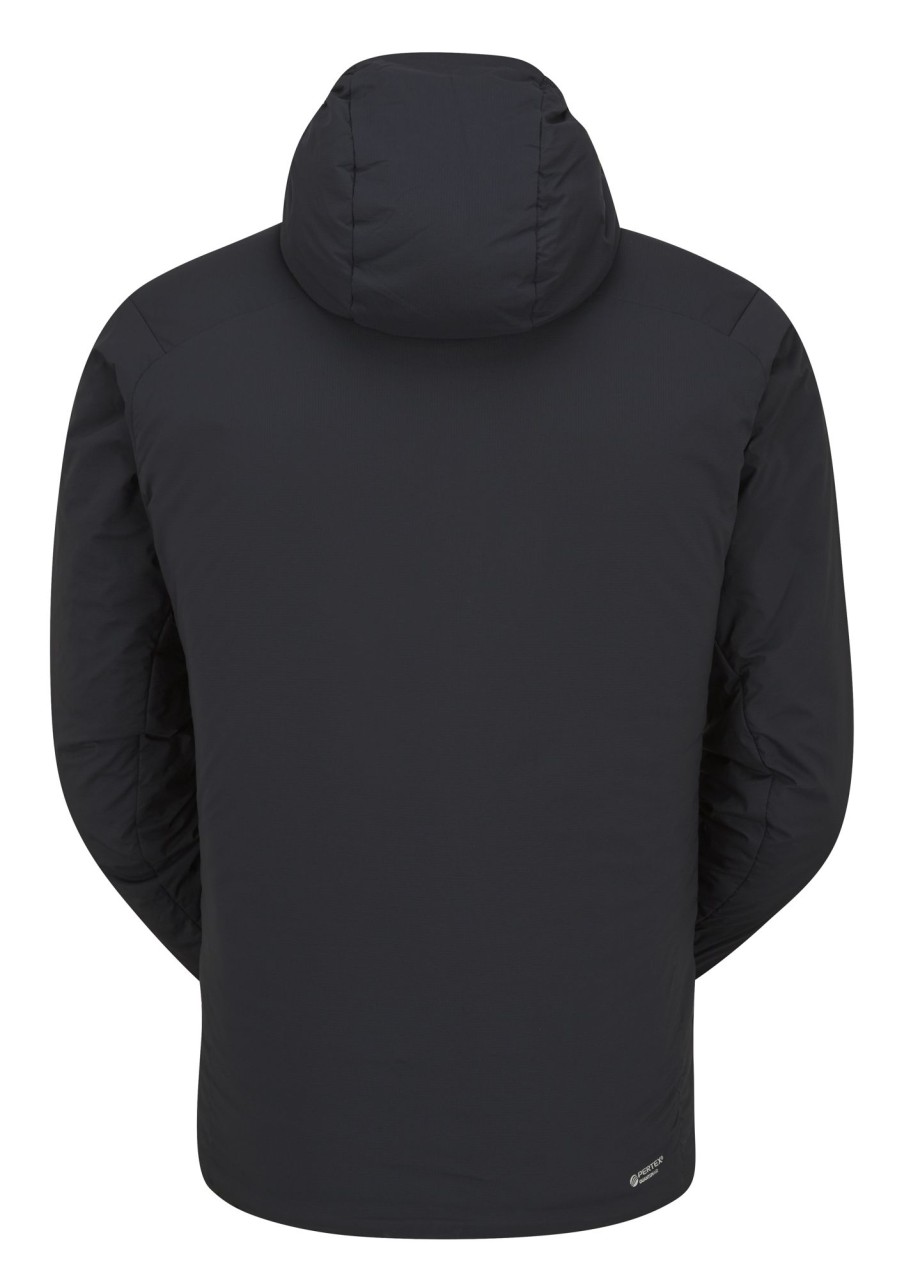 Clothing Rab Insulated Jackets | Rab Mens Xenair Alpine Light Jacket - Ebony-Zinc Grey