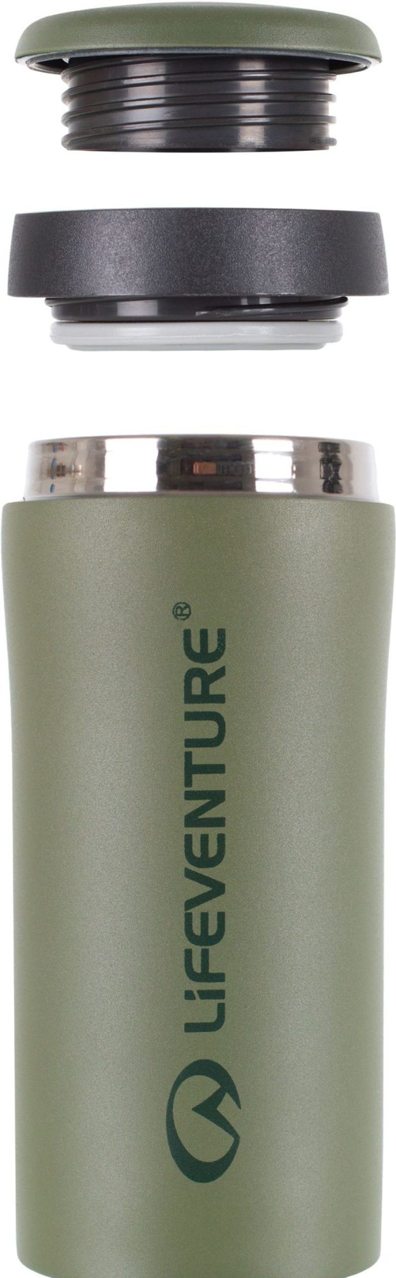 Equipment Lifeventure Coffee Mugs & Flasks | Lifeventure Thermal Mug - Matt Khaki Green