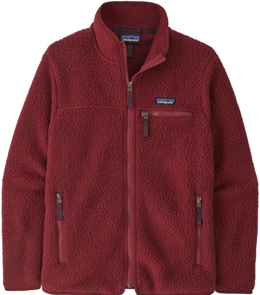 Clothing Patagonia Fleece & Mid Layer | Patagonia Womens Retro Pile Jacket - Carmine Red