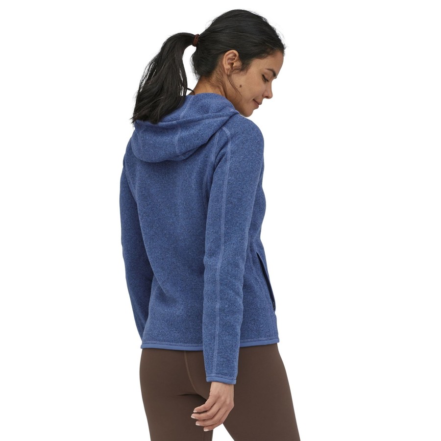 Clothing Patagonia Fleece & Mid Layer | Patagonia Womens Better Sweater Hoody - Current Blue