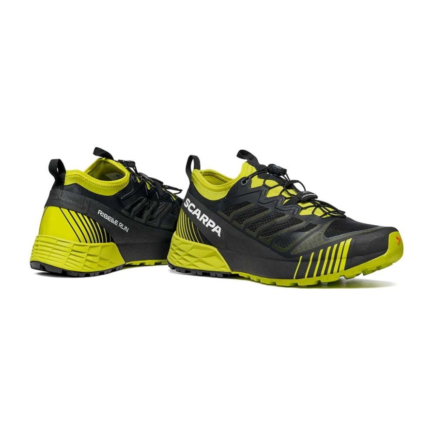 Footwear Scarpa Running Shoes | Scarpa Mens Ribelle Run Shoes - Black-Lime Green