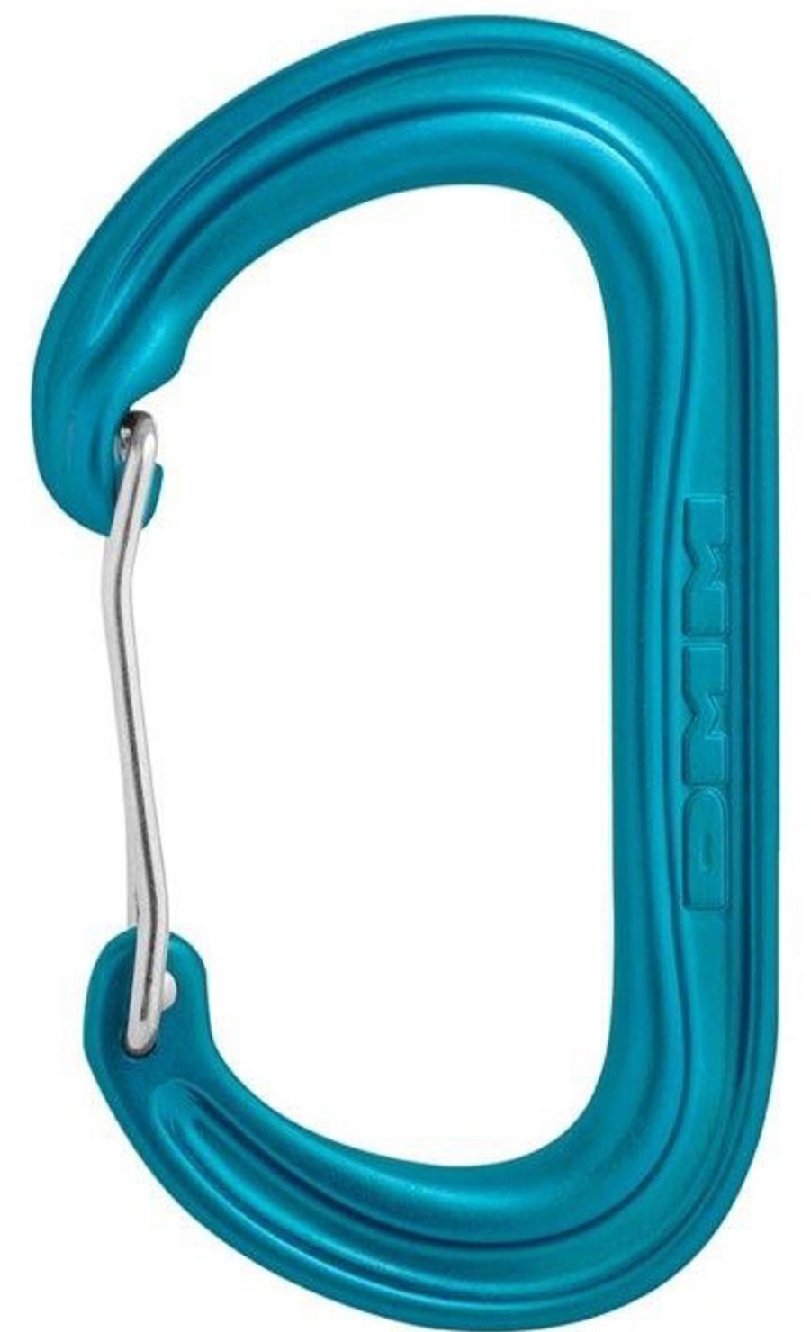 Equipment DMM Carabiners & Quickdraws | Dmm Walldo Wiregate Carabiner - Turquoise Blue