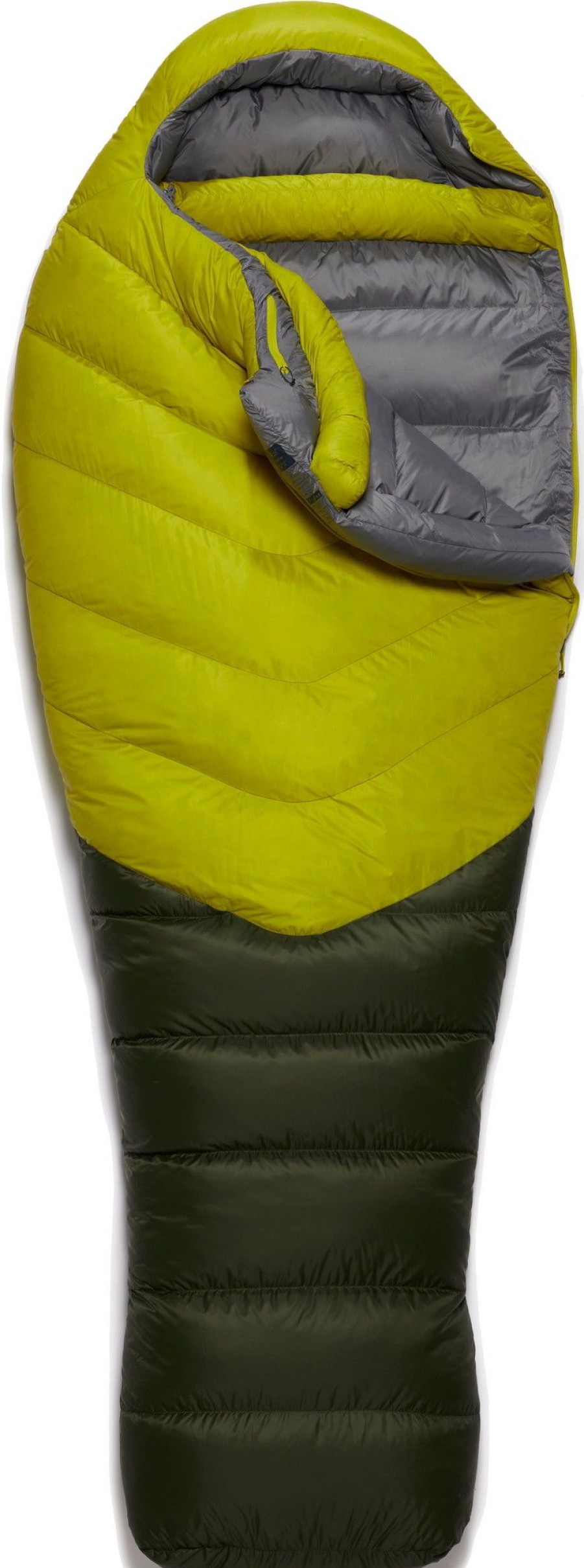 Camping Rab Backpacking & Lightweight Sleeping Bags | Rab Alpine 800 Sleeping Bag - Left-Hand Zip - Zest Green