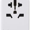 Equipment Lifeventure Travel Accessories | Lifeventure European Travel Adaptor + Usb White