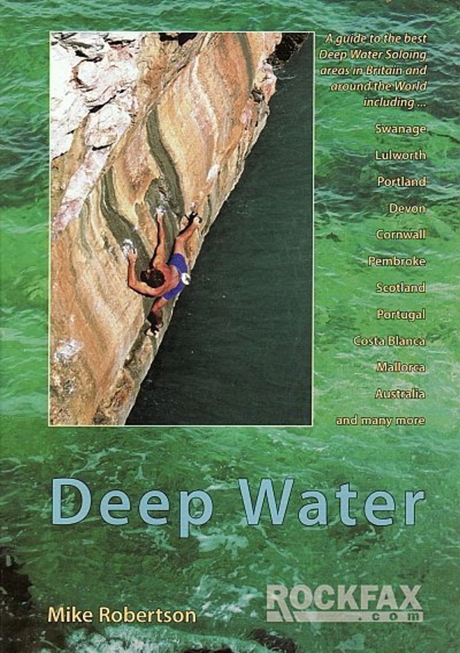 Equipment Rockfax Maps And Books | Mike Robertson - Deep Water Solo Guidebook Black