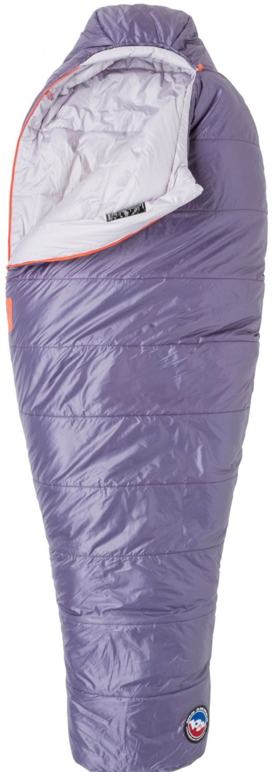 Camping Big Agnes Backpacking & Lightweight Sleeping Bags | Big Agnes Womens Anthracite 20/ -7 Sleeping Bag - Regular Purple