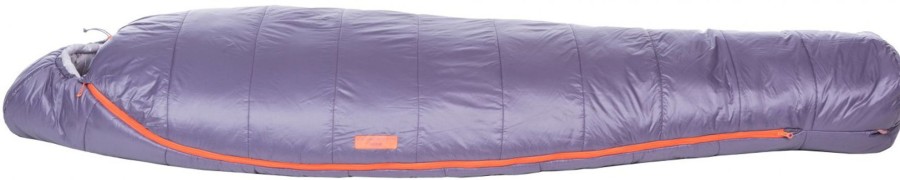 Camping Big Agnes Backpacking & Lightweight Sleeping Bags | Big Agnes Womens Anthracite 20/ -7 Sleeping Bag - Regular Purple