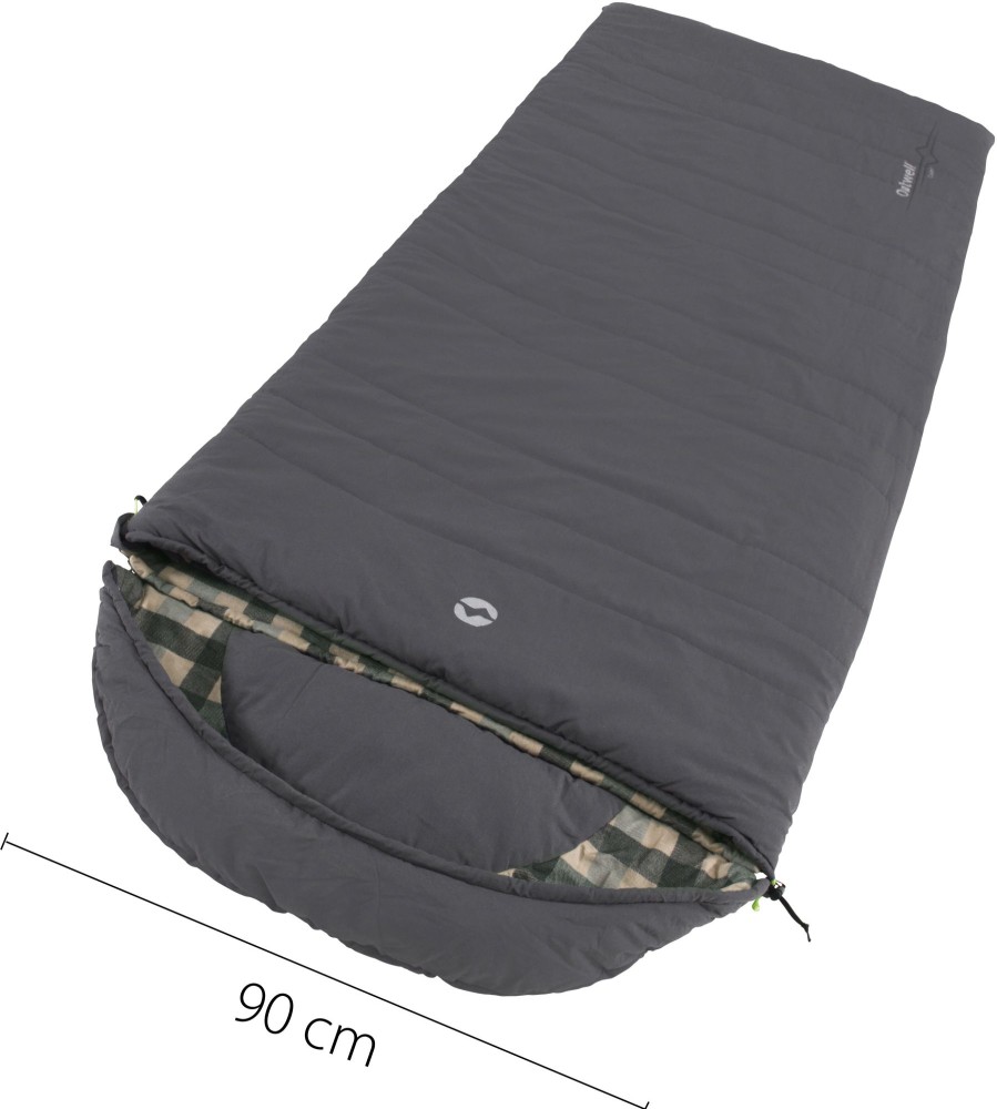 Camping Outwell Family & Leisure Sleeping Bags | Outwell Camper Sleeping Bag - Right-Hand Zip Blue