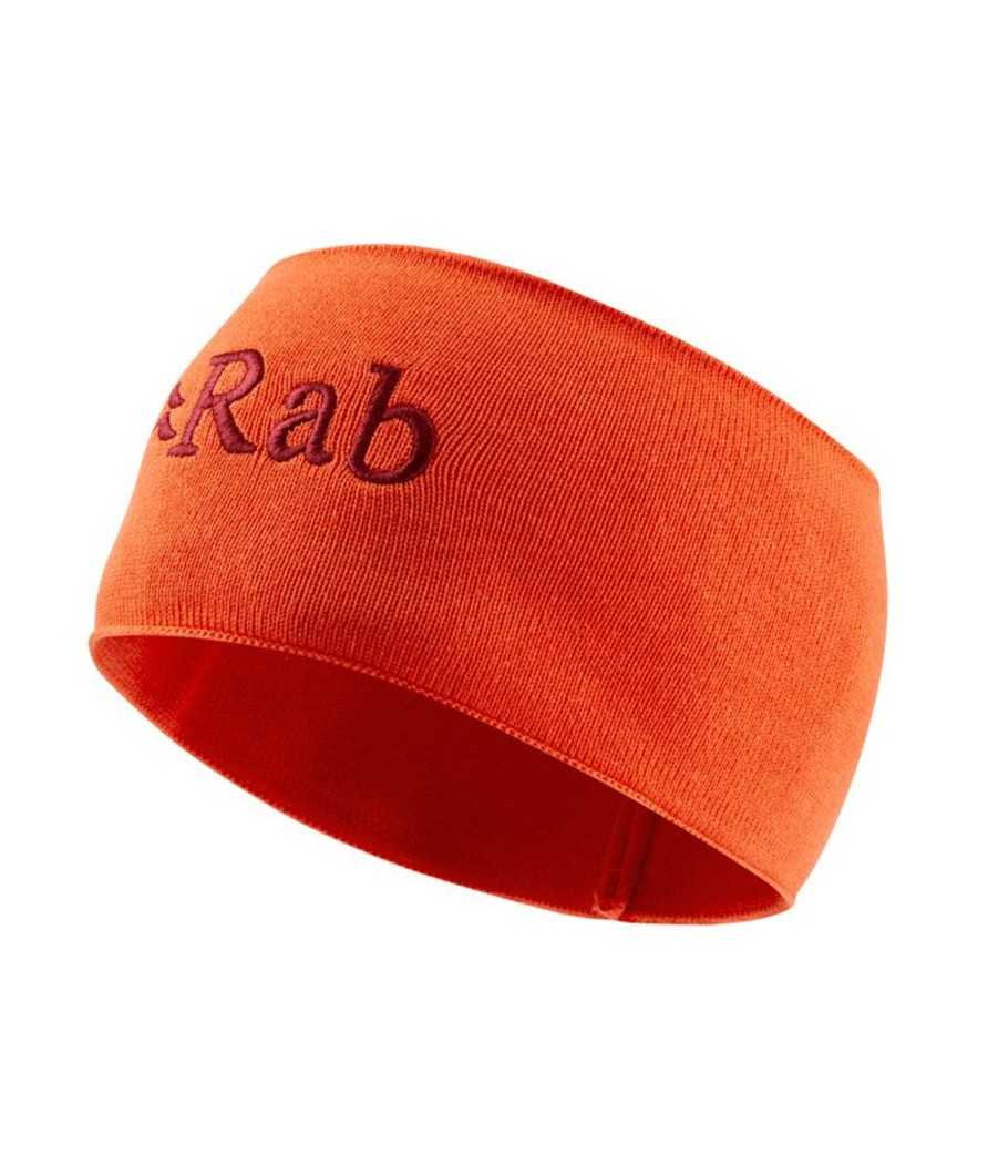 Clothing Rab Hats | Rab Headband - Red Grapefruit Orange