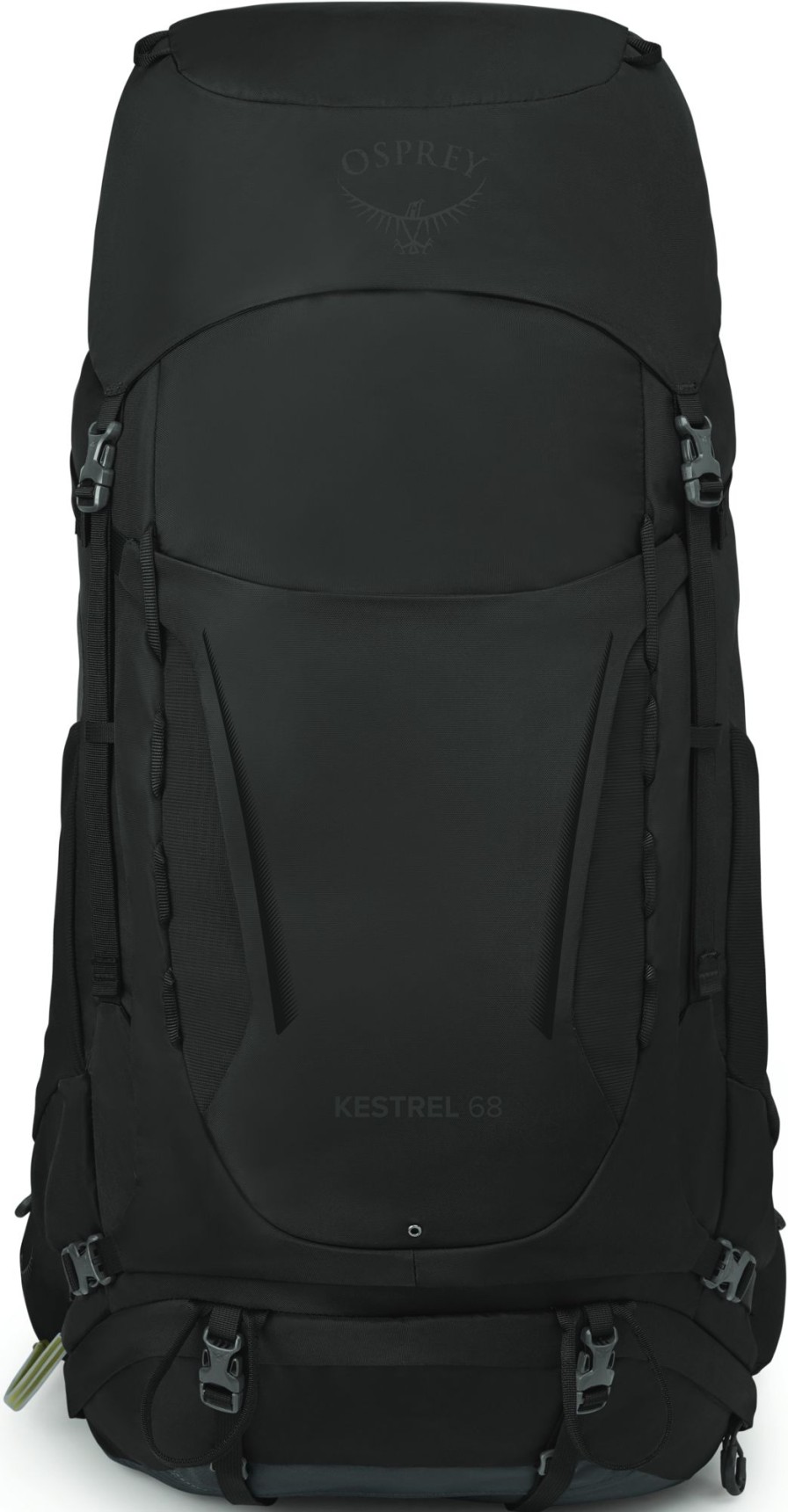 Rucksacks Osprey Backpacking Packs | Osprey Mens Kestrel 68 Rucksack Black