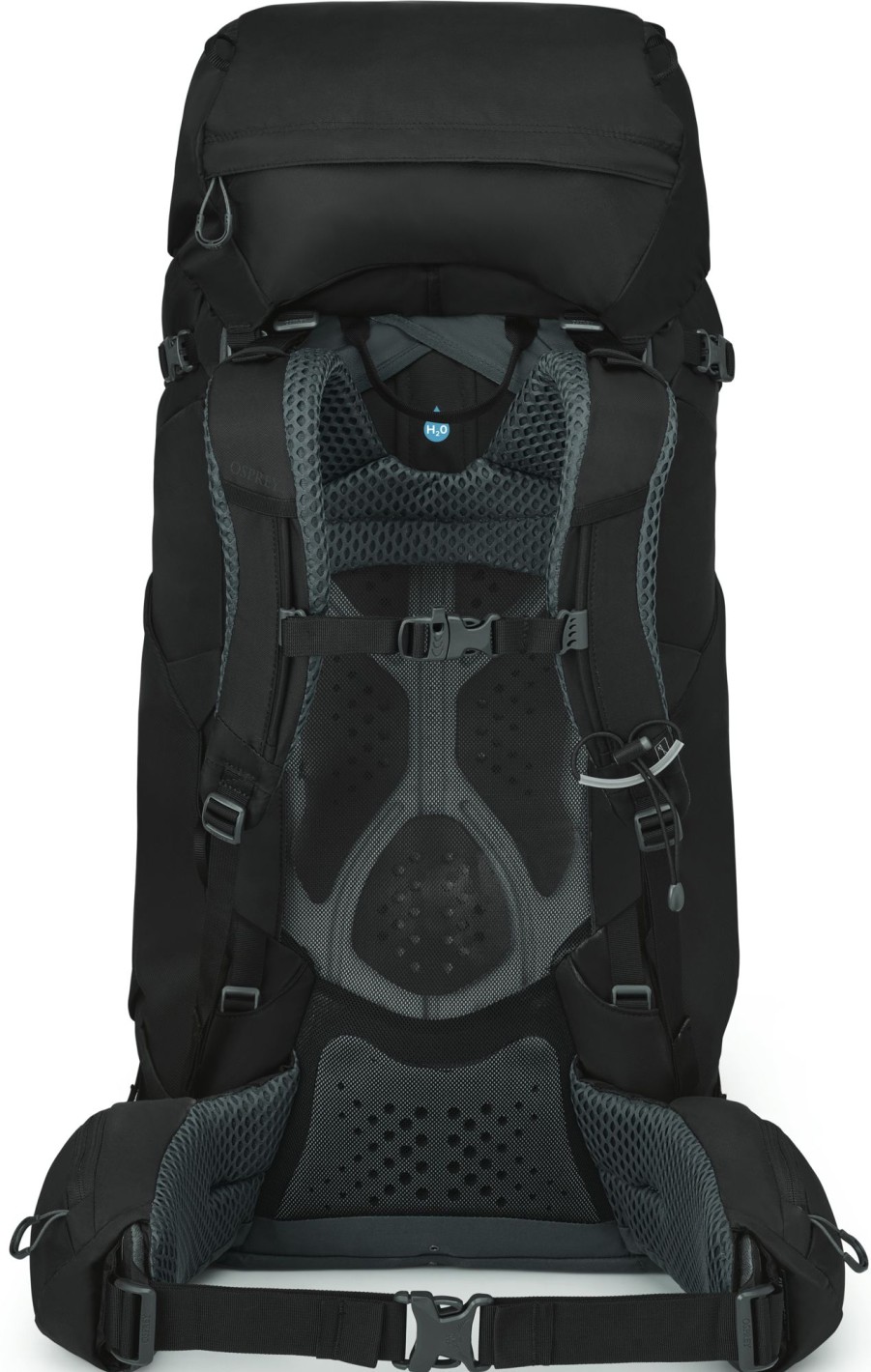 Rucksacks Osprey Backpacking Packs | Osprey Mens Kestrel 68 Rucksack Black