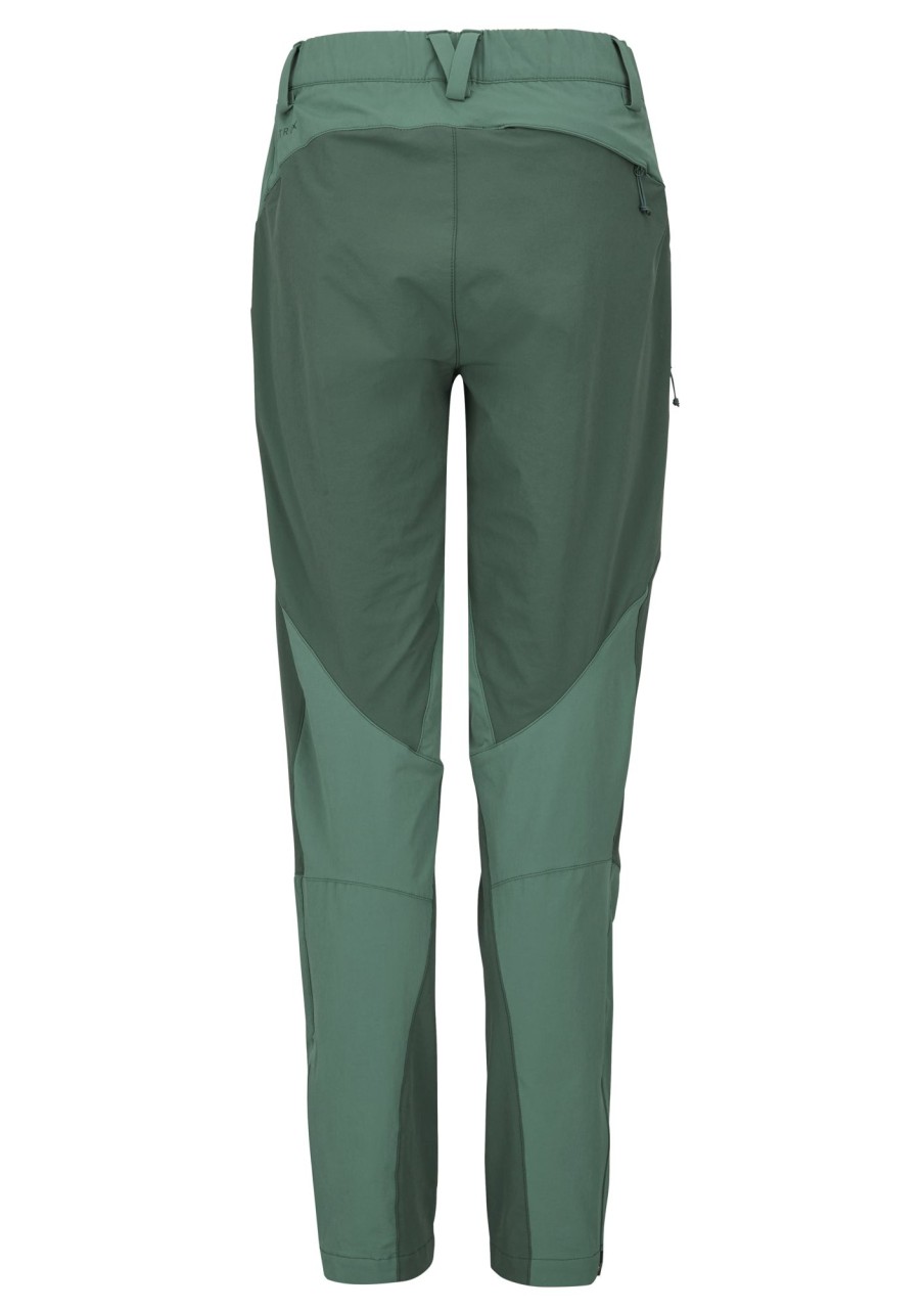 Clothing Rab Trousers & Leggings | Rab Womens Torque Mountain Pants - Eucalyptus Slate Green