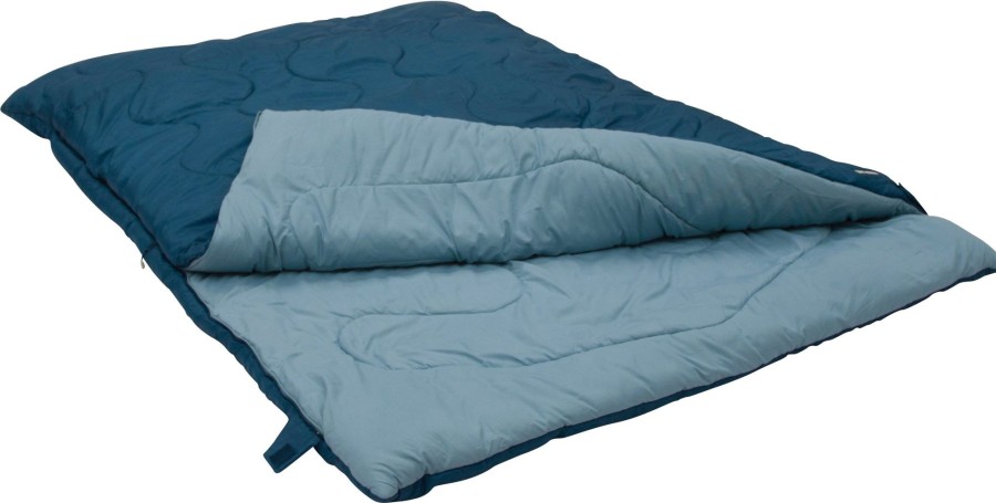 Camping Vango Family & Leisure Sleeping Bags | Vango Evolve Superwarm Double Sleeping Bag Blue